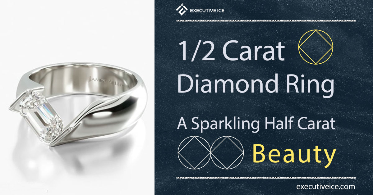 1/2 Carat Diamond Ring-A-Sparkling-Half-Carat-Beauty
