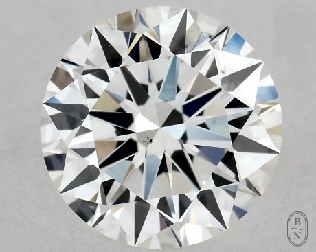 1.00 carat round-cut G-VS2 diamond from Blue Nile