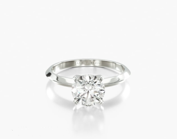 Solitaire-Engagement-Ring-1.00-Carat-H-VVS1-Excellent-Cut-Round-Diamond