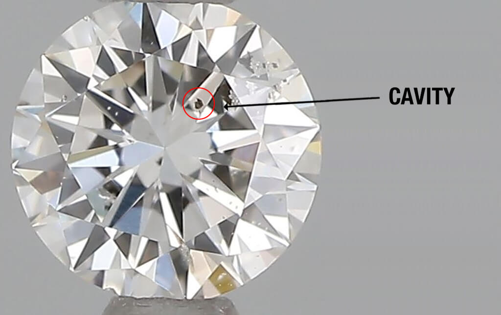 Types of Diamond Inclusions to Avoid - Cavities in Diamonds