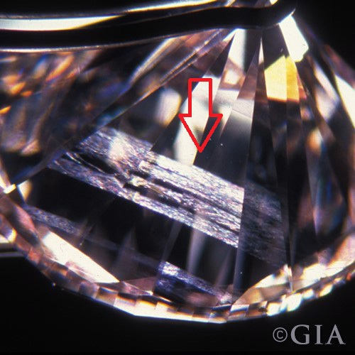 Types of Diamond Inclusions to Avoid - Graining Lines in Diamonds