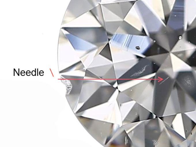 Types of Diamond Inclusions to Avoid - Needles in Diamonds